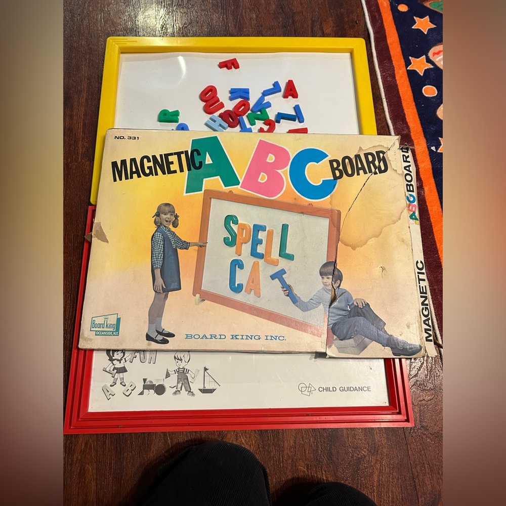 1970’s Magnetic ABC Boards